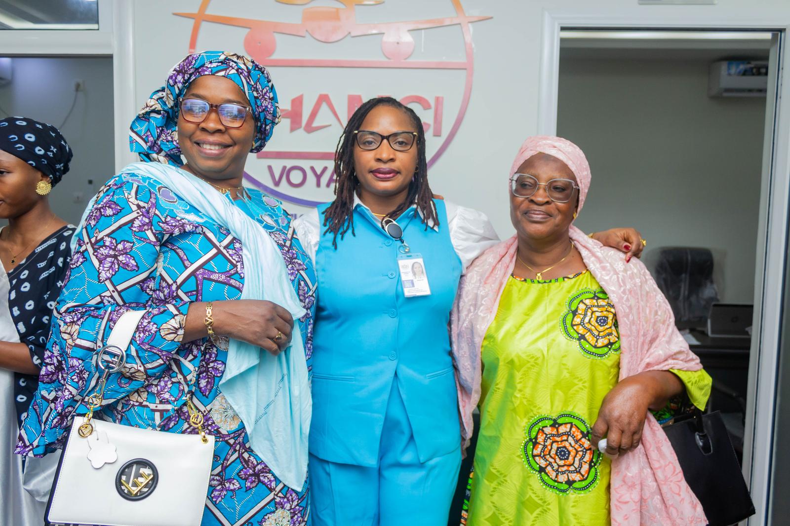 Accueil des invités au nouveau siège